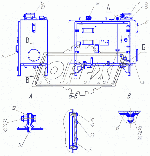 250.25.15.05.000 Бак масляный